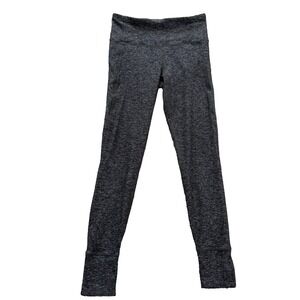 Lululemon Leggings Womens Size 6  Cuffed Heathered Gray Yoga Gym Run